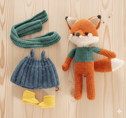 Maple Fox Crochet Pattern