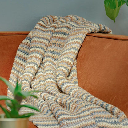 Striped Crochet Blanket Pattern