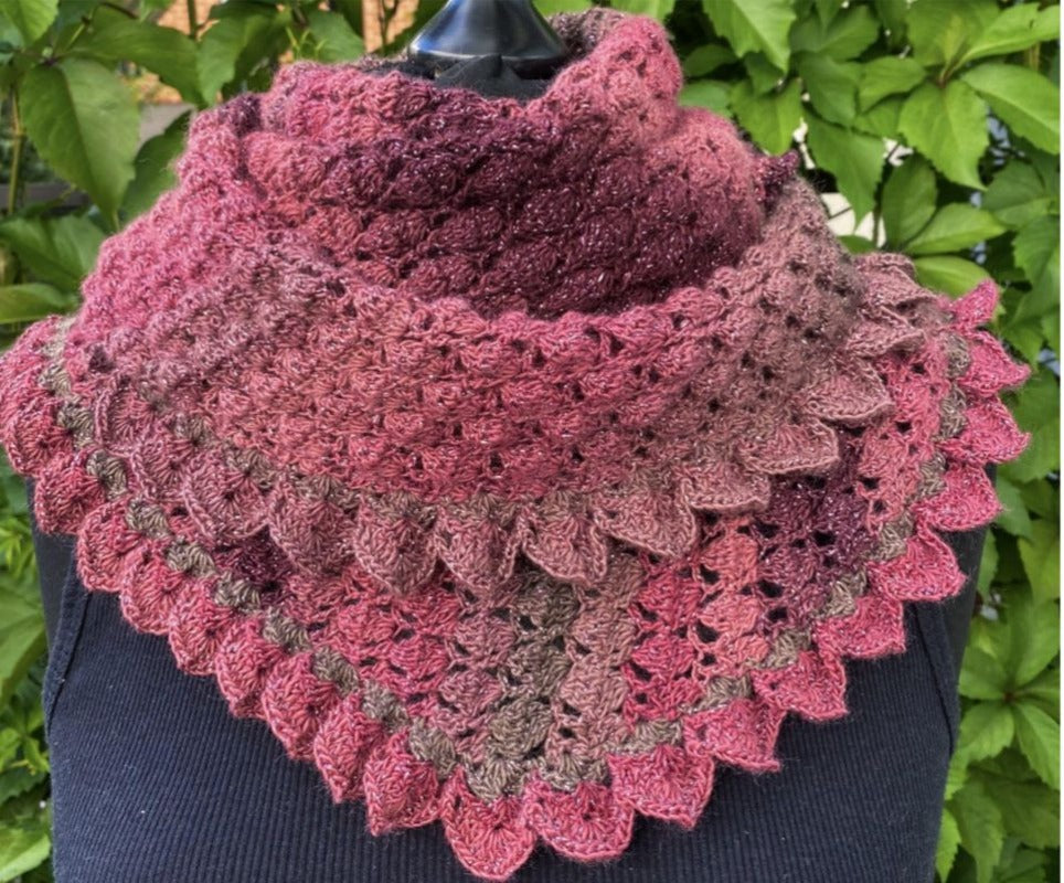 Crochet shawl pattern