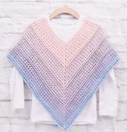Kids Poncho Crochet Pattern