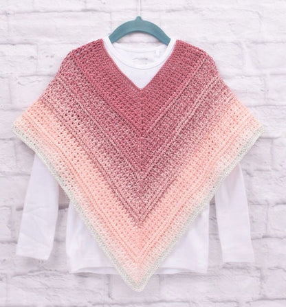Kids Poncho Crochet Pattern
