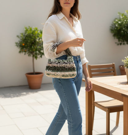 crochet shoulder bag