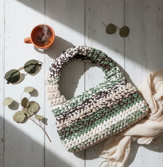 crochet shoulder bag