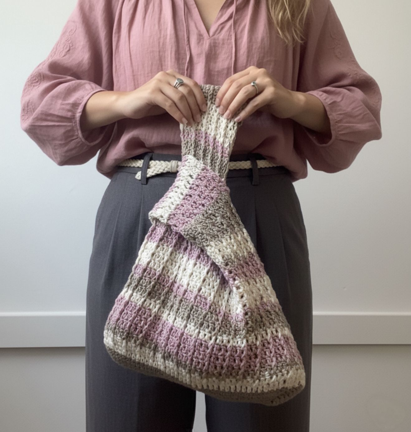 Crochet Japanese Wristlet Pattern